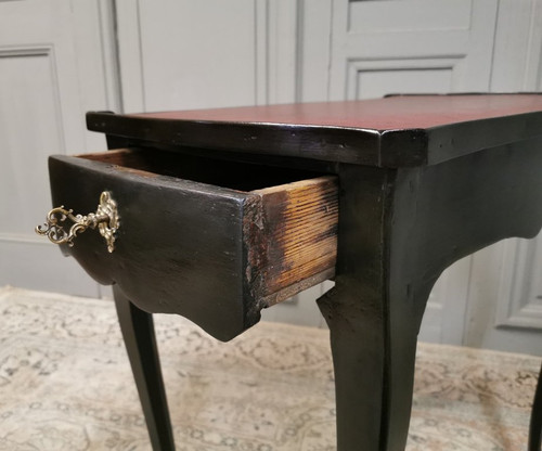 Louis XV Period Writing Table Black Lacquered