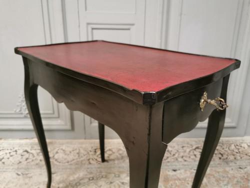 Louis XV Period Writing Table Black Lacquered