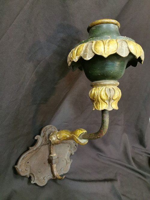 Large Removable 18th Century Carousel Sconce