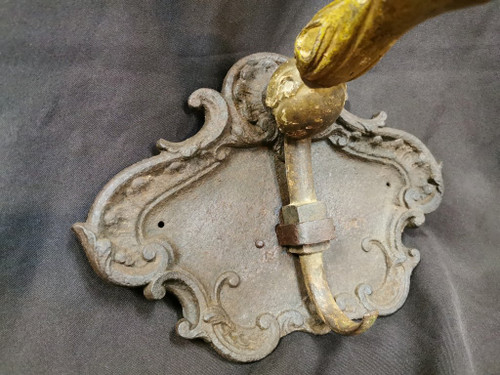 Large Removable 18th Century Carousel Sconce