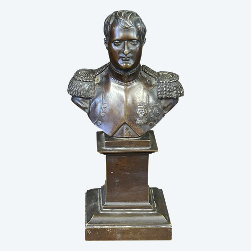 Busto Di Napoleone Bonaparte Imperatore In Bronzo Del XIX Secolo