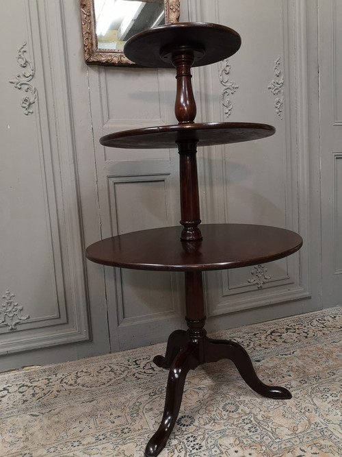 Mute Servant in Solid Mahogany. Late 18th Century Period