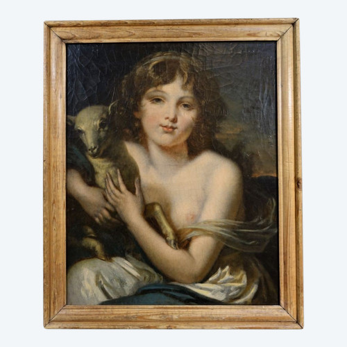 Huile Sur Toile Début XIXème - Suiveur De J.b Greuze