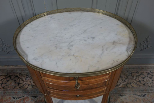 Table Chiffonnière d'époque Louis XVI En Acajou