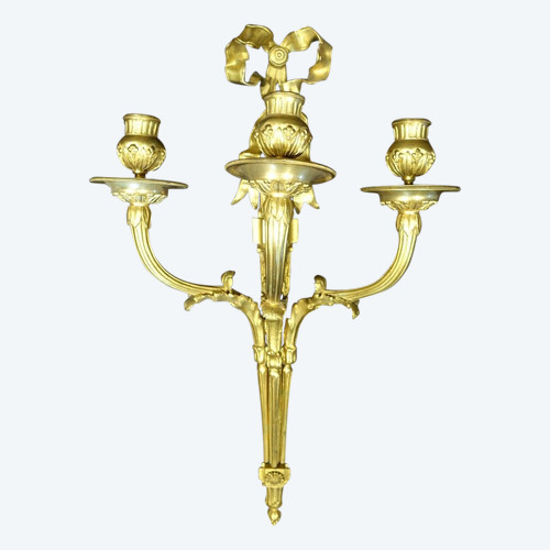 Grande Applique En Bronze Doré