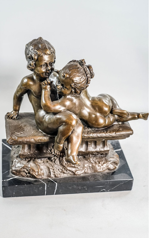 Joseph D'ASTE, 1881-1945, BRONZE CHILDREN