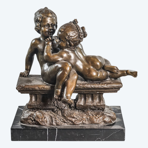 Joseph D'ASTE, 1881-1945, BRONZE CHILDREN