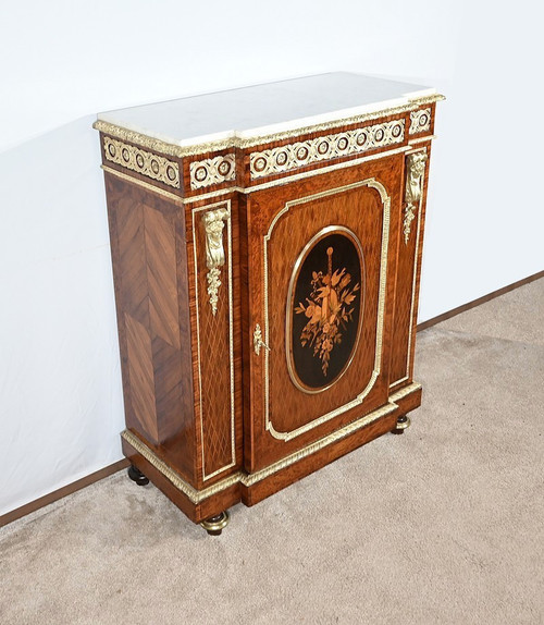 Precious Wood Entre-deux cabinet, Napoleon III period - Mid-19th century