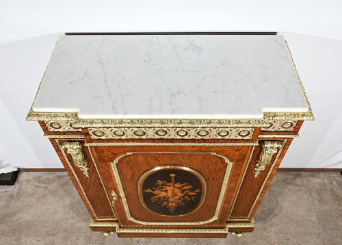 Precious Wood Entre-deux cabinet, Napoleon III period - Mid-19th century