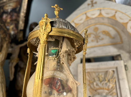 Monstrance Reliquienschrein Des Heiligen Theodorus - Circa 1700