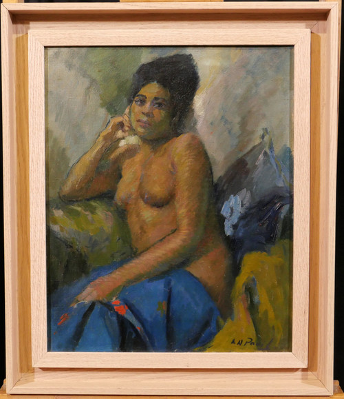 Elie Anatole PAVIL 1873-1948 La Martiniquaise, nackte Frau, Gemälde, um 1930