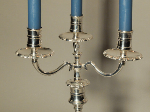 Coppia di candelabri a 3 rami XVIII secolo