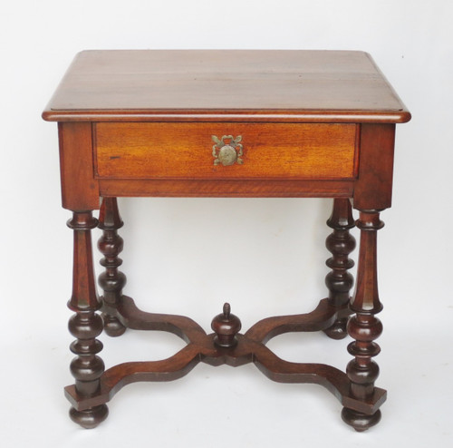 Louis XIII walnut table.    