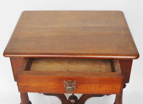 Louis XIII walnut table.    