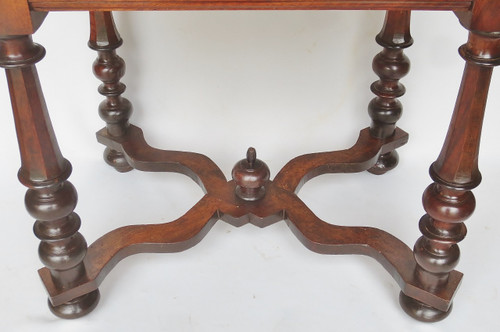 Louis XIII walnut table.    