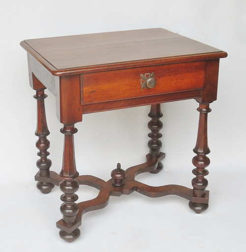 Louis XIII walnut table.    