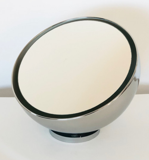 Eyeball mirror table lamp, Italy 1970s.