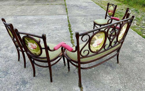 Original Fischel Art Nouveau Living Room