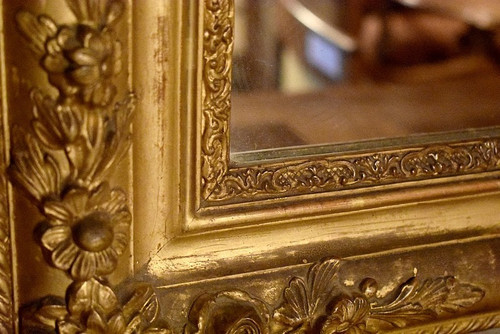 Napoleon III golden mirror – 19th century