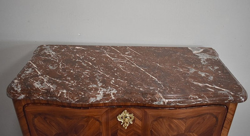 Louis XV Secretary in Rosewood Marquetry 19th Century