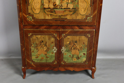 18th century marquetry secretary