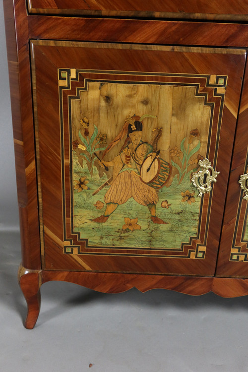 18th century marquetry secretary