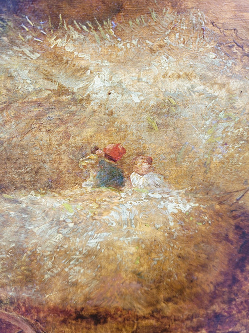 Picknick während der Ernte, William I Shayer Senior, Hst, 19. Jahrhundert