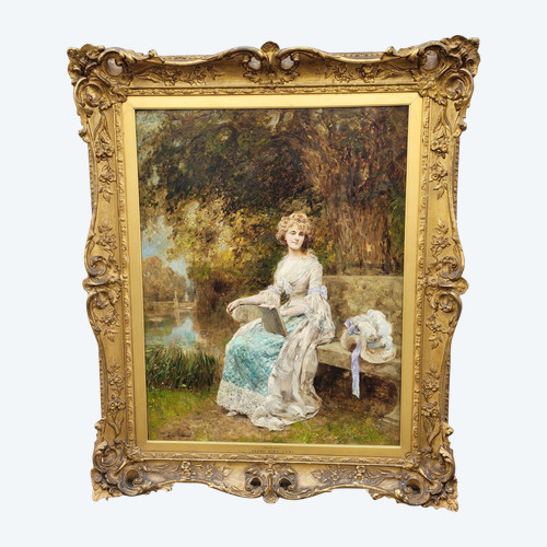  My Lady, Yeend King, Oil On Framed Canvas, 19th Century