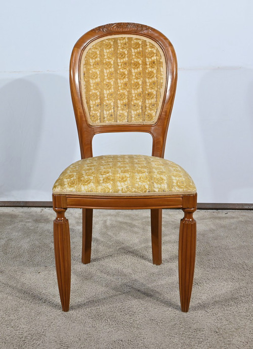 Pair of Blond Mahogany Chairs, Art Deco – 1940