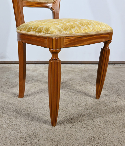 Pair of Blond Mahogany Chairs, Art Deco – 1940