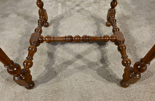 Small Table in Solid Walnut, Louis XIII / Louis XIV style – Early 19th century