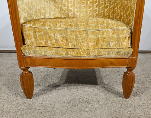 Pair of Blond Mahogany Bergères, Art Deco – 1940