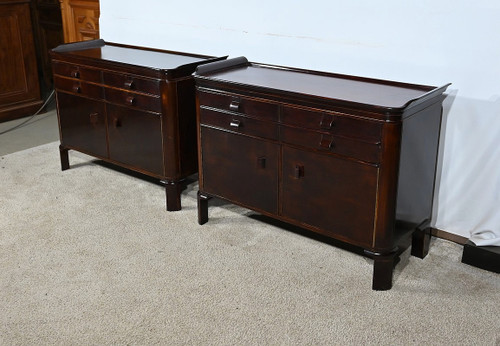 Pair of Small Lacquered Wood Sideboards – 1940