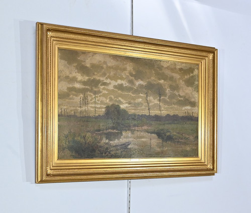 Oil on Canvas, signed Cheret – Mid-19th century