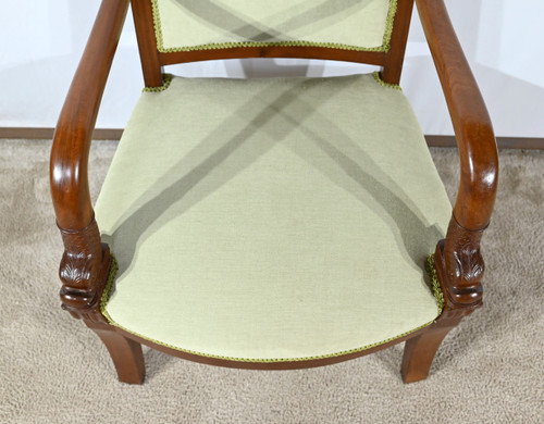 Cuban Mahogany Armchair, Empire Period – Early 19th Century