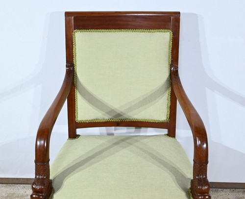 Cuban Mahogany Armchair, Empire Period – Early 19th Century