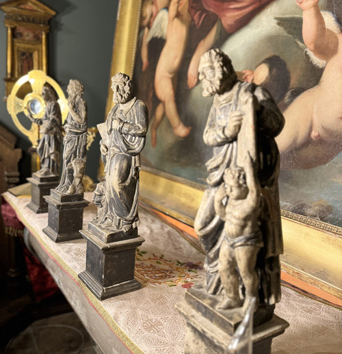 Statues Des Quatre Evangélistes - Circa 1800