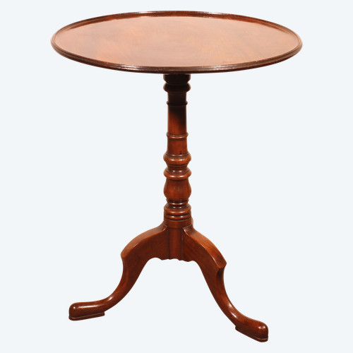 English Tripod Table Circa 1800 In Mahogany