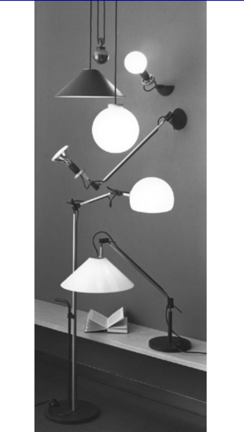 Lampadaire "Aggregato terra" par Enzo Mari pour Artemide, Italie années 70