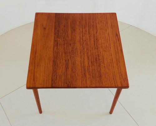 Solid teak side table model FD544 by Edvard Kindt-Larsen for France and Son, Denmark 50