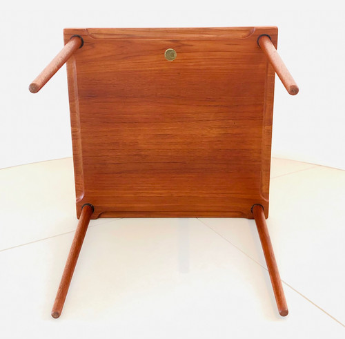 Solid teak side table model FD544 by Edvard Kindt-Larsen for France and Son, Denmark 50