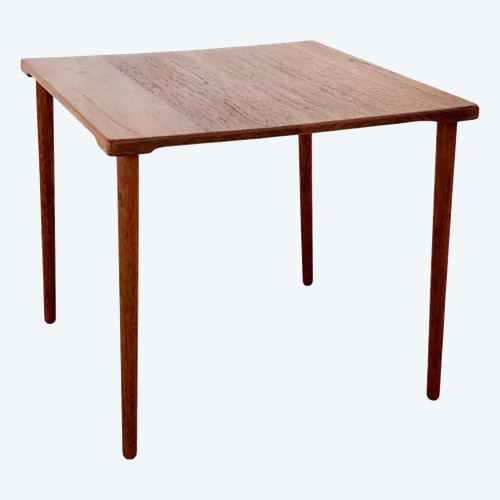 Solid teak side table model FD544 by Edvard Kindt-Larsen for France and Son, Denmark 50