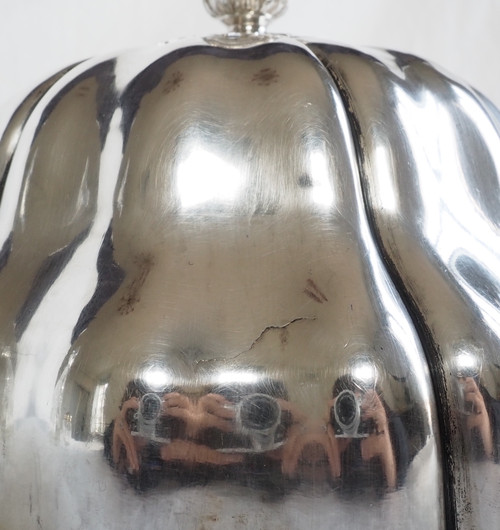 Bell with the Imperial Arms by Christofle, silver metal - Napoleon III period