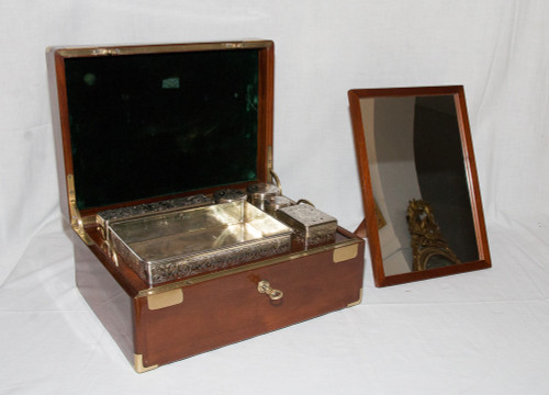 Louis Ainé Aucoc Travel Necessary Box Mid-19th Century