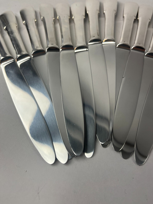 12 uniplat table knives