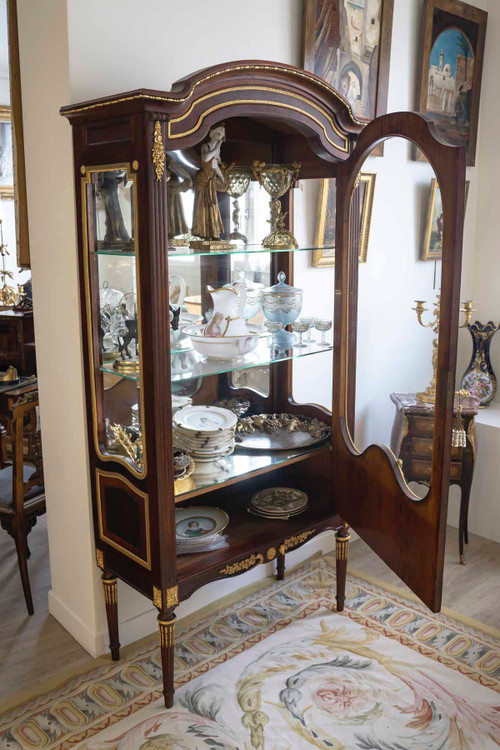 A Mahogany And Gilt Bronze Showcase, Napoleon III Period