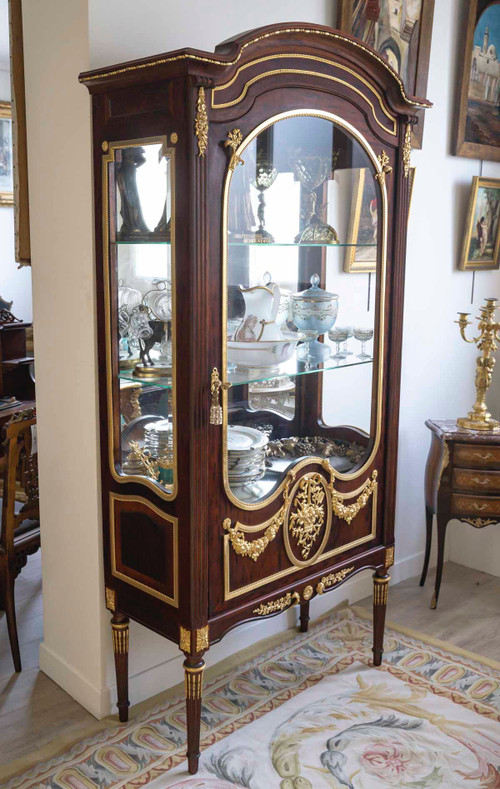 A Mahogany And Gilt Bronze Showcase, Napoleon III Period