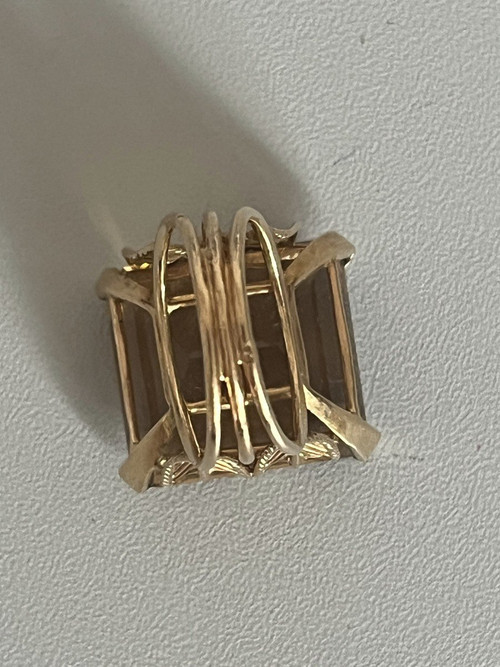 5359- Ring Goldfaden Gelbgold Citrin 40 Kt