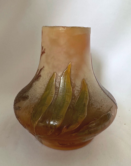 Vase in Legras glass paste