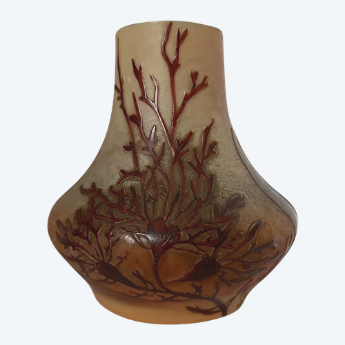 Vase in Legras glass paste